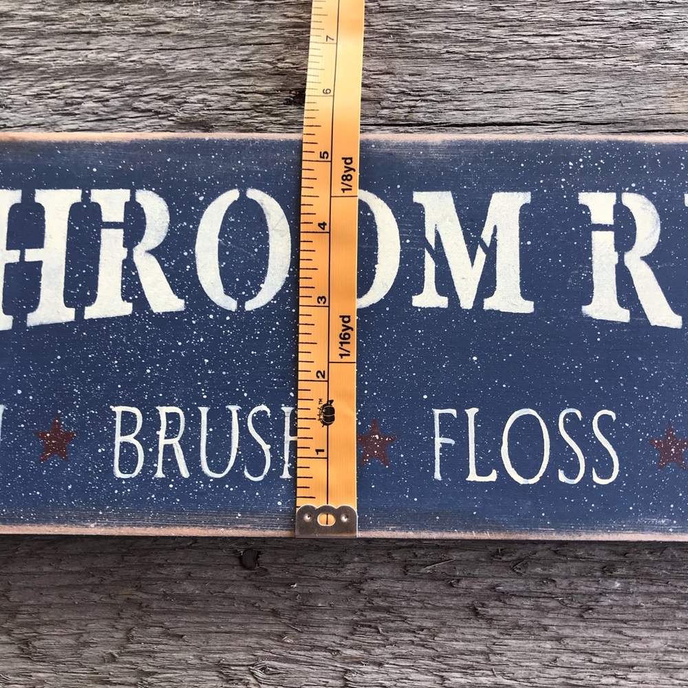 Bathroom Rules Sign - Picture 4 of 5